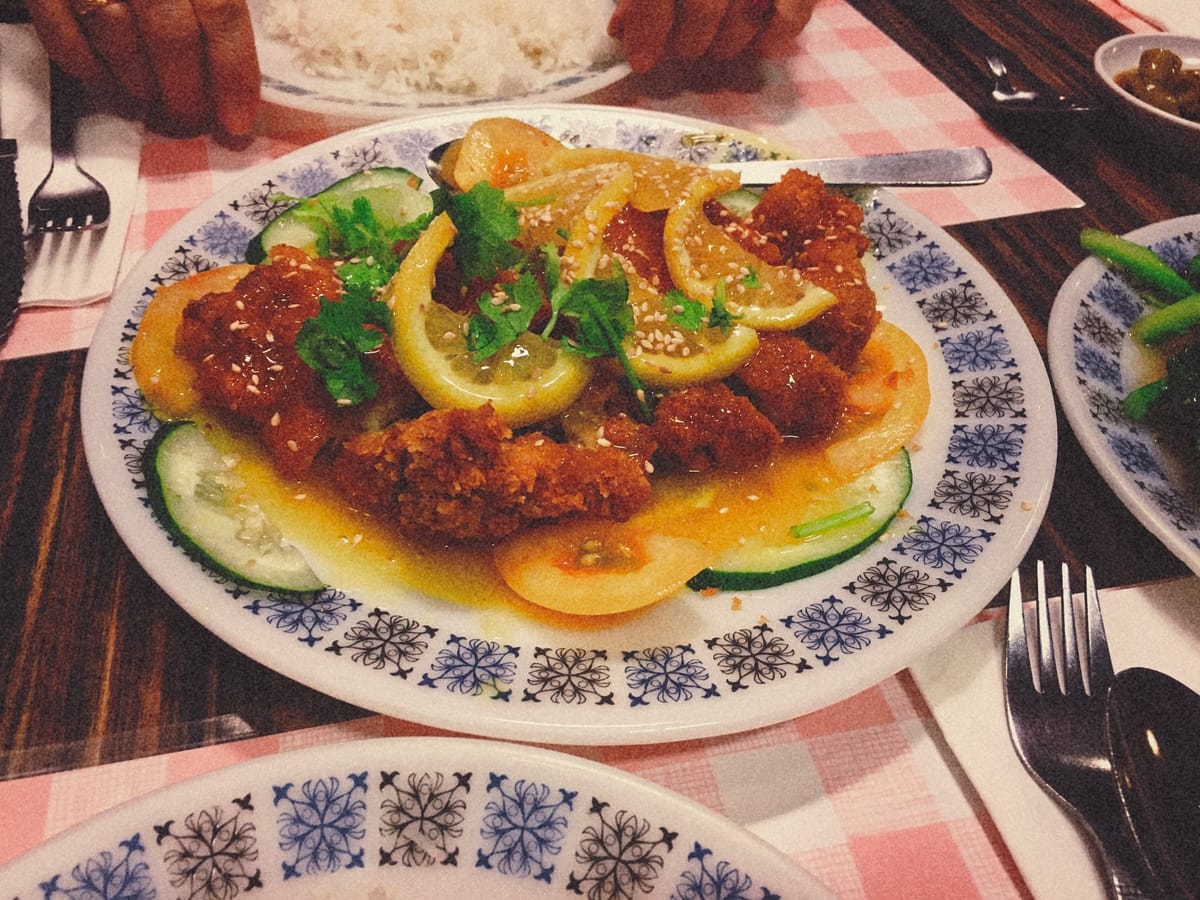 Chinese food for white people