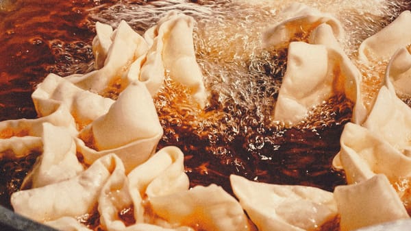 A recipe for wontons, served with vinegar and identity crisis